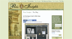 Desktop Screenshot of blog.parisinsights.com